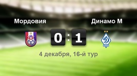 "Мордовия" - "Динамо - 0:1