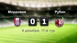 "Мордовия" - "Рубин" - 0:1