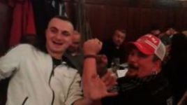 Дружная разминка фанатов "Баварии" и ЦСКА