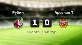 "Рубин" - "Арсенал" - 1:0