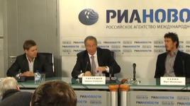 Пресс-конференция Шамиля Тарпищева и Марата Сафина накануне Кубка федерации