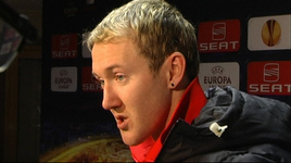 Эйден Макгиди: интервью после матча "Спартак" - "Базель" (1:1)