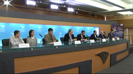 Пресс-конференция, посвящённая Гонке чемпионов в "Олимпийском"