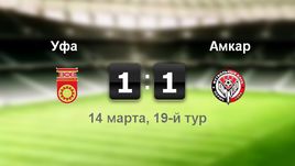 "Уфа" - "Амкар" - 1:1