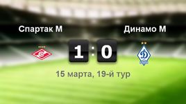 "Спартак" - "Динамо" - 1:0