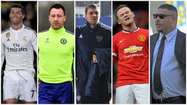 Слева направо: КРИШТИАНУ РОНАЛДУ, Джон ТЕРРИ, Артем ДЗЮБА, Уэйн РУНИ, РОНАЛДО.