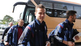 Сборная России вернулась в Москву