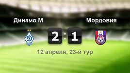 "Динамо" - "Мордовия" - 2:1