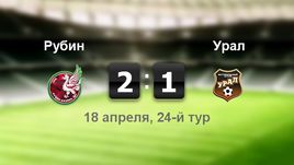 "Рубин" - "Урал" - 2:1