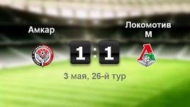 "Амкар" - "Локомотив" - 1:1