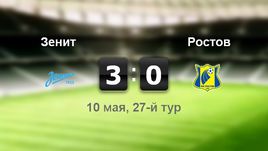 "Зенит" - "Ростов" - 3:0
