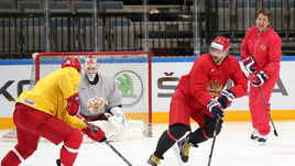 Последняя тренировка перед США