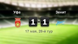 "Уфа" - "Зенит" - 1:1