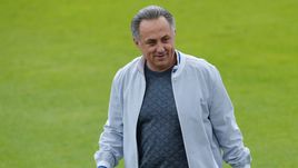 Виталий Мутко посетил тренировку сборной России по футболу