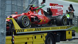 Авария Райкконена и Алонсо не сильно помогла Квяту