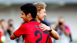 Бывший главный тренер "Мальорки" Валерий КАРПИН и полузащитник сборной Испании Марко АСЕНСИО.