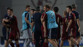 Четверг. Лариса. Россия – Греция – 4:0. Юношеская сборная России разгромила хозяев турнира в 1/2 финала Euro-2015.