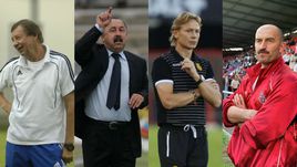 Юрий СЕМИН, Валерий ГАЗЗАЕВ, Валерий КАРПИН и Станислав ЧЕРЧЕСОВ.