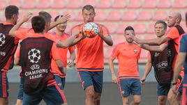 ЦСКА: последняя тренировка перед "Спартой"