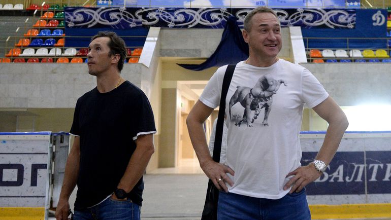 Вячеслав КОЗЛОВ и Герман ТИТОВ. Фото Юрий КУЗЬМИН, photo.khl.ru