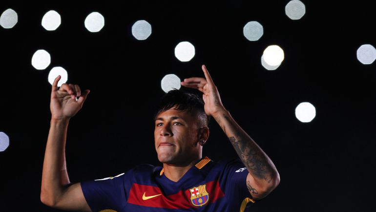 Появление НЕЙМАРА. Фото AFP