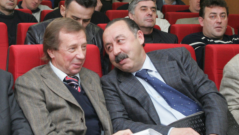 2005 год. Юрий СЕМИН и Валерий ГАЗЗАЕВ. Фото Александр ФЕДОРОВ,