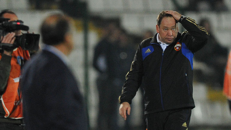 Валерий ГАЗЗАЕВ (слева) и Леонид СЛУЦКИЙ. Фото Александр ФЕДОРОВ,