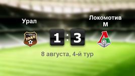"Урал" - "Локомотив" - 3:1