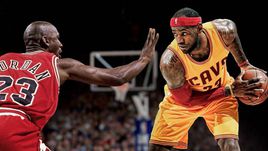Майкл ДЖОРДАН и Леброн ДЖЕЙМС.