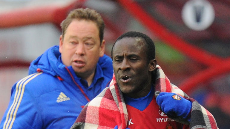 Леонид СЛУЦКИЙ и Сейду ДУМБЬЯ. Фото Александр ФЕДОРОВ ,