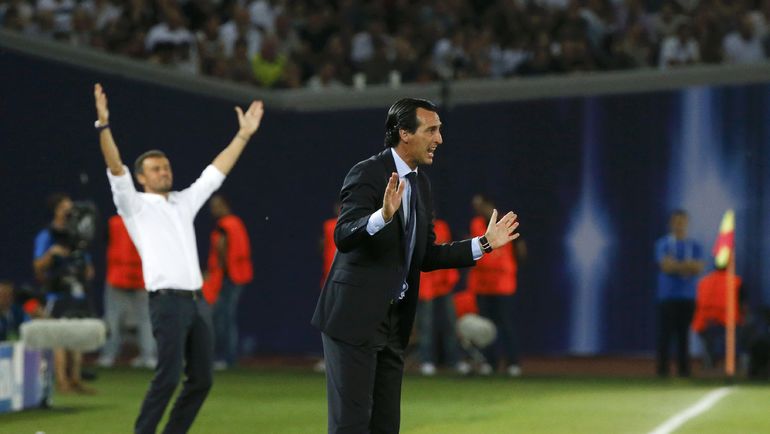 ЛУИС ЭНРИКЕ и Унаи ЭМЕРИ. Фото REUTERS