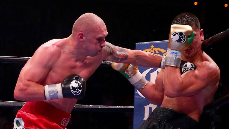 Вчера. Ньюарк. Кшиштоф ГЛОВАЦКИ (слева) и Марко ХУК. Фото AFP