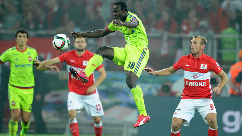 Дерби против красно-белых – первый матч для Сейду ДУМБЬЯ после возвращения в ЦСКА. Фото Алексей ИВАНОВ,