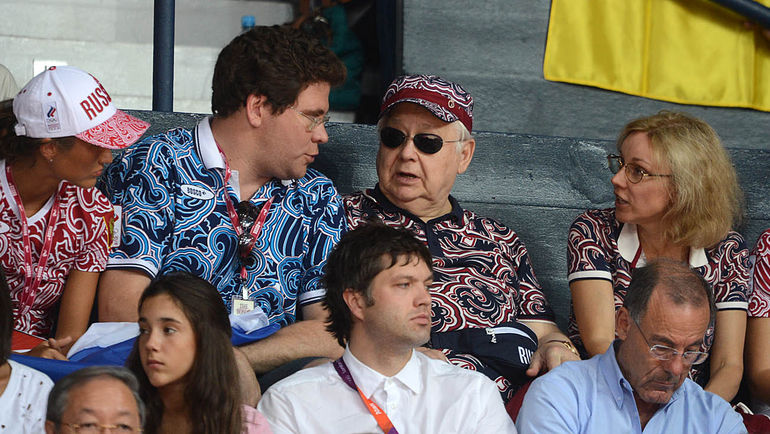 2012 год. Денис МАЦУЕВ и Олег ТАБАКОВ на Олимпиаде в Лондоне. Фото Алексей ИВАНОВ,