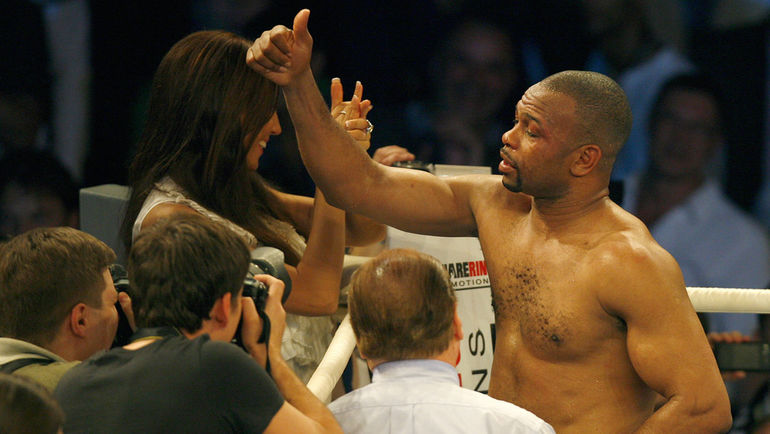 21 мая 2011 года. Москва. Рой ДЖОНС после боя против Дениса ЛЕБЕДЕВА. Фото Татьяны ДОРОГУТИНА,