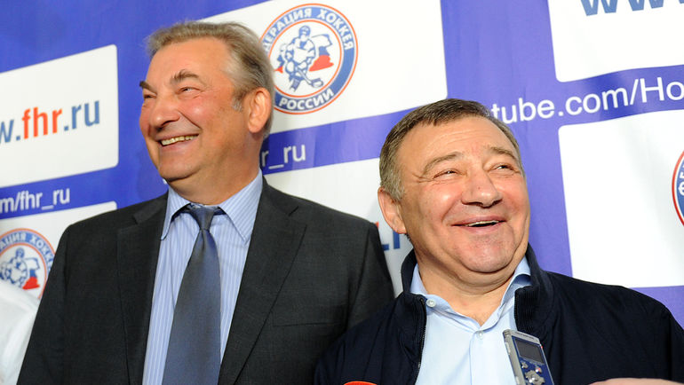 Сегодня. Москва. Владислав ТРЕТЬЯК и Аркадий РОТЕНБЕРГ. Фото Алексей ИВАНОВ,