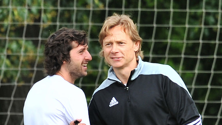 Ника ПИЛИЕВ и Валерий КАРПИН. Фото Алексей ИВАНОВ,