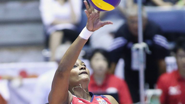 7-й номер сборной Доминиканской республики - Марте. Фото fivb.org