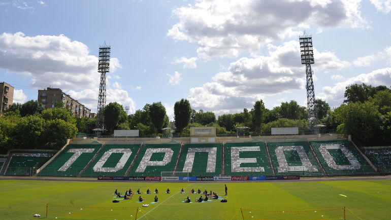 Стадион имени Эдуарда Стрельцова. Фото Александр ФЕДОРОВ,
