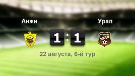 "Анжи" - "Урал" - 1:1