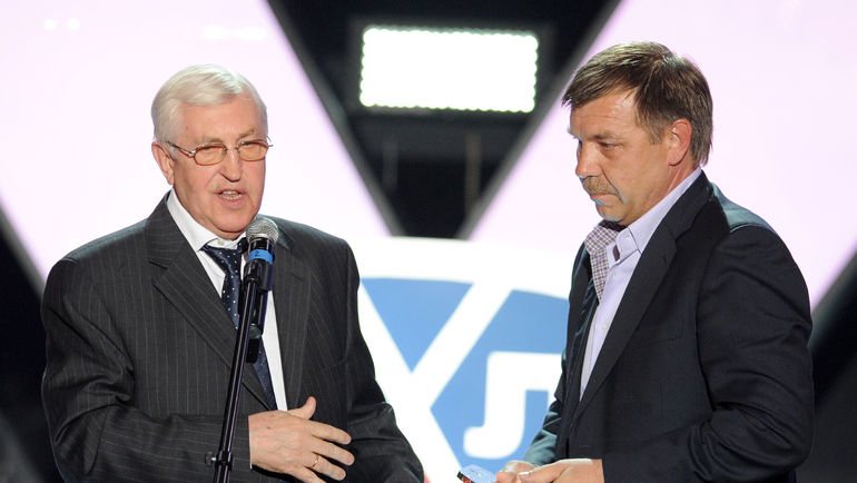 Борис МИХАЙЛОВ и Олег ЗНАРОК. Фото Юрий КУЗЬМИН, photo.khl.ru