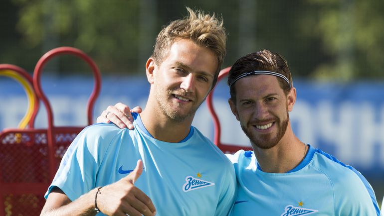 Доменико КРИШИТО и Кристиан АНСАЛЬДИ. Фото Вячеслав ЕВДОКИМОВ, ФК