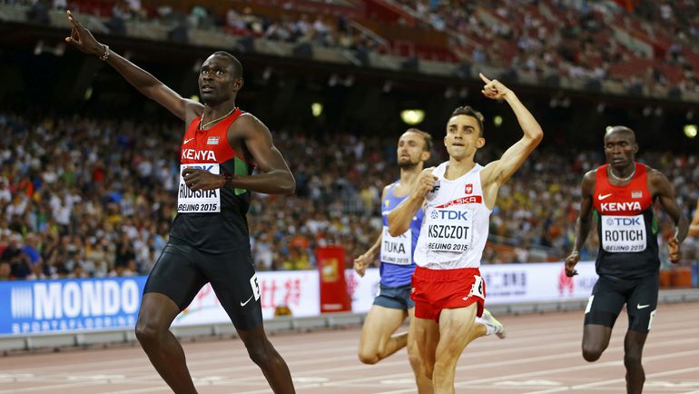 Вторник. Пекин. Давид РУДИША побеждает на дистанции 800 метров. Фото REUTERS