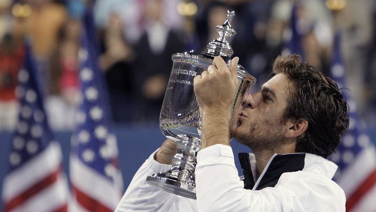 В 2009 году Хуан Мартин ДЕЛЬ ПОТРО одержал на Открытом чемпионате США сенсационную победу. Фото REUTERS