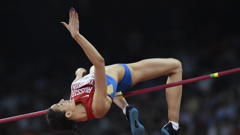 Мария КУЧИНА победила в Пекине с результатом 2,01. Фото AFP