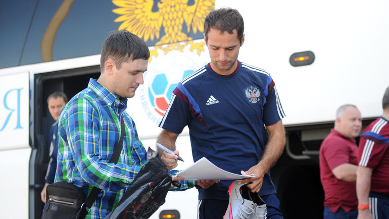 Роман ШИРОКОВ был капитаном сборной при Фабио Капелло. Фото Федор УСПЕНСКИЙ,