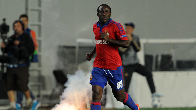 Нападающий ЦСКА Сейду ДУМБЬЯ. Фото Алексей ИВАНОВ