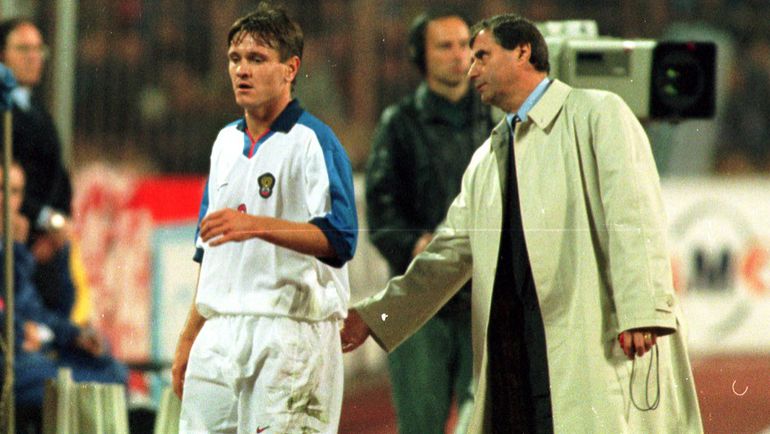 1998 год. Анатолий БЫШОВЕЦ (справа) и Дмитрий АЛЕНИЧЕВ. Фото Александр ФЕДОРОВ,