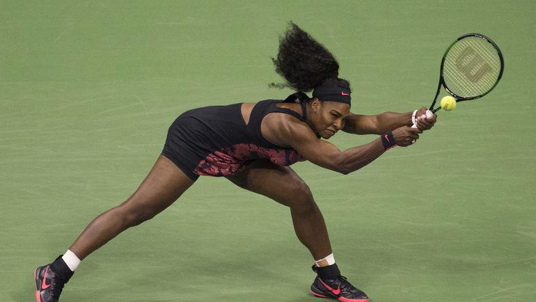 Понедельник. Нью-Йорк. Серена УИЛЬЯМС в матче первого круга победила Виталию ДЬЯЧЕНКО - 6:0, 2:0, отказ. Фото AFP