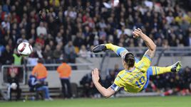 ...но такие трюки звезда сборной Швеции повторяет регулярно.